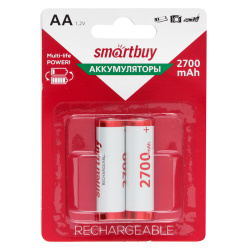 Аккумулятор Smartbuy R06 2700 AАHC 2*BL