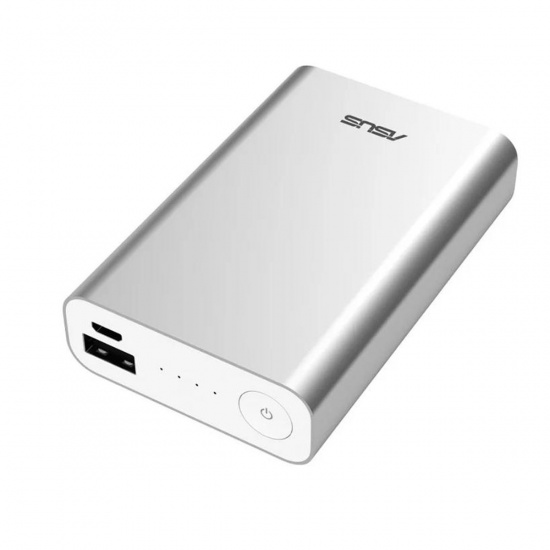 Аккумулятор мобильный PowerBank Asus ZenPower ABTU005 Li-Ion 10050mAh 2.4A серебристый 1xUSB