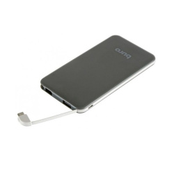 Аккумулятор мобильный PowerBank Buro RCL-5000-BB Li-Pol 5000mAh 1A серый/черный 1xUSB