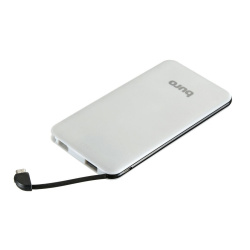 Аккумулятор мобильный PowerBank Buro RCL-5000-BW Li-Pol 5000mAh 1A черный/белый 1xUSB