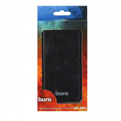 Аккумулятор мобильный PowerBank Buro RLP-8000 Li-Pol 8000mAh 2A черный 1xUSB