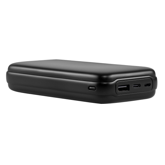 Аккумулятор мобильный PowerBank, Buro, BP20A, Li-Pol, 20000 mAh, 2А, черный, 1хUSB