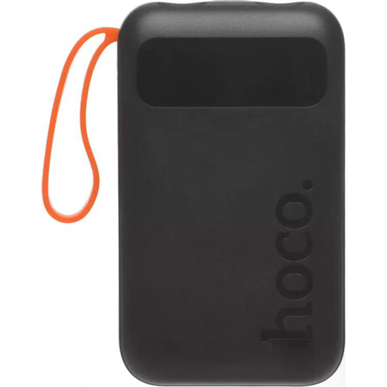 Аккумулятор мобильный PowerBank, Hoco, J151, Li-Pol, 10000 mAh, 2А, черный, 1хUSB-A+1хUSB-C