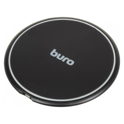 Зарядное устройство сетевое СЗУ Buro QF3 1.1A QC беспроводное, черный