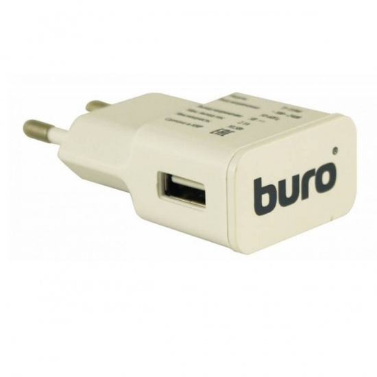Зарядное устройство сетевое СЗУ Buro TJ-159w, 2.1А, универс, белый