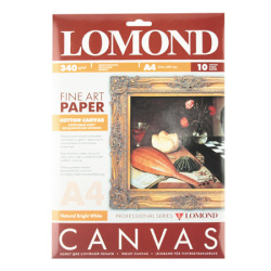 Холст Lomond 340/A4/10 для стр. печати 0908431 (хлопок)
