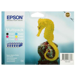 Картридж EPSON T048740ВА Stylus Photo R200/220/300 компл. 6 карт.(o)