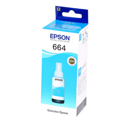 Чернила EPSON Т6642 для L100/L110/L210/L300/L350/L355 cyan (70мл) (о)