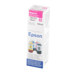 Чернила EPSON T66/Т67 L-серия magenta (100 мл.) (ориг.упаковка) Hamelion (128595)