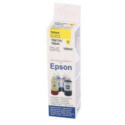 Чернила EPSON T66/Т67 L-серия yellow (100 мл.) (ориг.упаковка) Hamelion (128593)