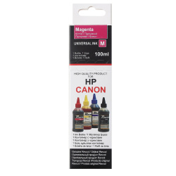 Чернила CANON/HP универсал magenta Dye (100 мл) Revcol в картоне