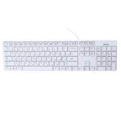 Клавиатура Smartbuy 204 мультимедиа, USB белая (SBK-204US-W)/20