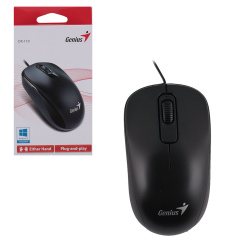 Манипулятор мышь Genius DX-110 1000dpi. Optical USB black