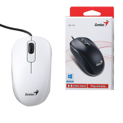 Манипулятор мышь Genius DX-110 1000dpi. Optical USB white