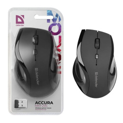 Манипулятор мышь Defender Accura MM-295 (черный) 800-1600 dpi беспроводная