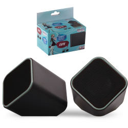 Колонки SmartBuy CUTE, мощность 6Вт, USB, черно-серые (SBA-2570)/60