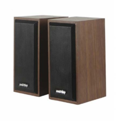 Колонки SmartBuy ONE, мощность 6Вт, USB, коричневые (SBA-102)/20