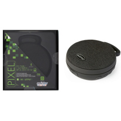 Портативная колонка SmartBuy PIXEL, Bass Boost, Bluetooth, MP3, FM, черная (SBS-100)/40