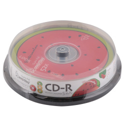 Лазер диск SmartBuy CD-R 700Mb 52x Fresh-Watermelon Cake box 10 шт.