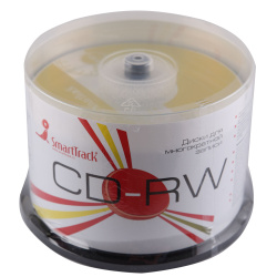 Лазер диск SmartTrack CD-RW 700Mb 4-12x Cake box 50 шт.