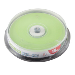 Лазер диск Mirex DVD-RW 4.7 Gb 4x Cake box 10 шт.
