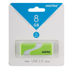 Флеш-память USB 8 Gb Smartbuy Hatch Green (SB8GBHTH-G)