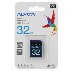 Карта памяти SDHC Card 32Gb class 10 UHS-1 A-DATA Premier