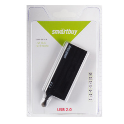 Концентратор USB-HUB Smartbuy 4 Port (SBHA-6810-К)