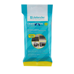 Чистящие салфетки влажные Defender для поверхностей (20шт.) 30200
