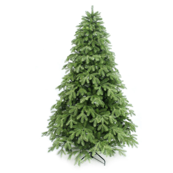 Напольная искусственная елка Ель, 210 см, тип хвои литая, подставка ...