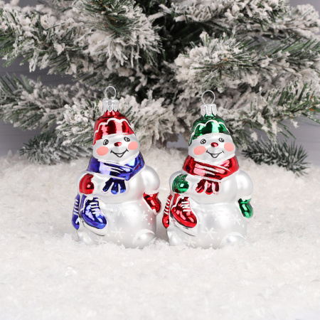 Елочное украшение 'Снеговик', мягкое, 14х7х55см - купить в интернет-магазине Novex