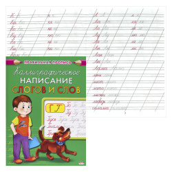 Прописи А5 8л Каллиграфическое написание слогов и слов ПР-9328