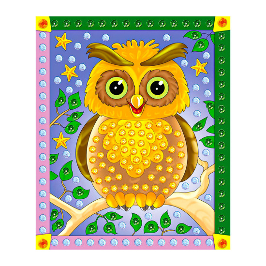 Owl-owl made of geometric shapes | Поделки, Геометрические фигуры, Детские поделки