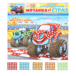 Мозаика стразами А5 (19*26см) Дельфины М-7320