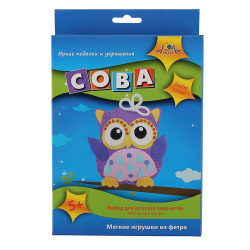 Набор для шитья Мягкая игрушка Сова С2436-07