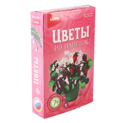 Плетение из пайеток Цветы Земляника Цв-007