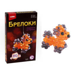 Плетение из бусин Брелоки Рыжик Бус-032