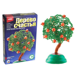 Плетение из бисера Дерево счастья Апельсиновое дерево Дер-004