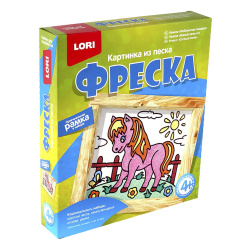 Фреска песком Любопытная лошадка Кп-005