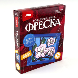 Фреска песком и блестками Душистая магнолия Кб-012