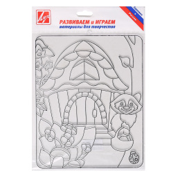 Трафарет витражный Енотик 22С 1407-08