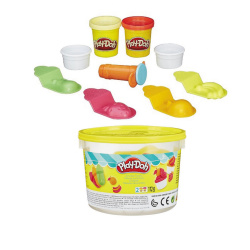 Масса для лепки 2цв по 56гр 7детал Play-Doh Печенье В4453 Ведерко