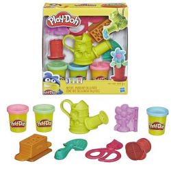 Масса для лепки 3цв по 56гр Play-Doh Сад Е3342 зел, роз, гол