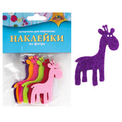 Декор из фетра самокл Жирафы С3105