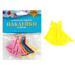 Декор из фетра самокл Кораблик С3370