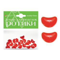Ротики декоративные 25мм*15мм 2-527/03 красн