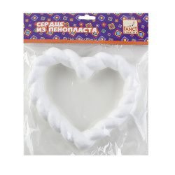 Сердце из пенопласта фигурное d-155мм FD030025/C35783