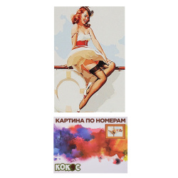 Раскраска по номерам на холсте 30*40 Ретро 183324/ME1077 КОКОС