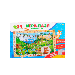 Пазлы Макси 24эл Собери в группы Baby Toys 02507