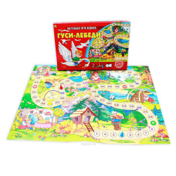 Игра настольная Ходилка лучшая Гуси-лебеди ИН-9941